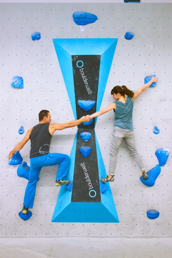 Friend Boulder beim vom Day of the Boulder 2017 in der Boulderwelt Frankfurt