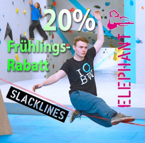 Shopnews Elephant Slackline Boulderwelt Frankfurt