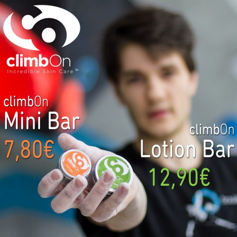 climbOn Lotion Bar und Mini Bar