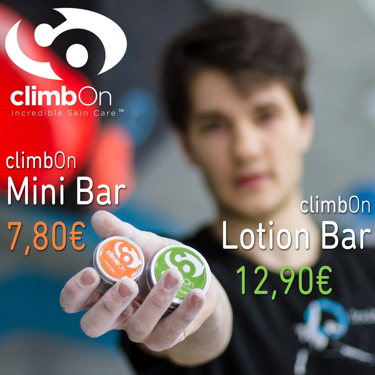 climbOn Lotion Bar und Mini Bar