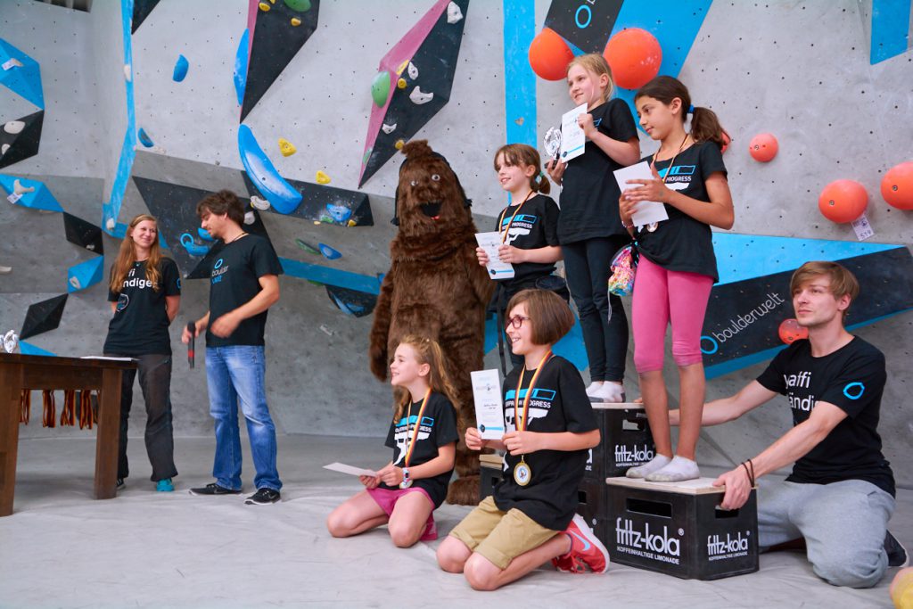 Impressions vom internen Boulderkids Cup in der Boulderwelt Frankfurt 2017