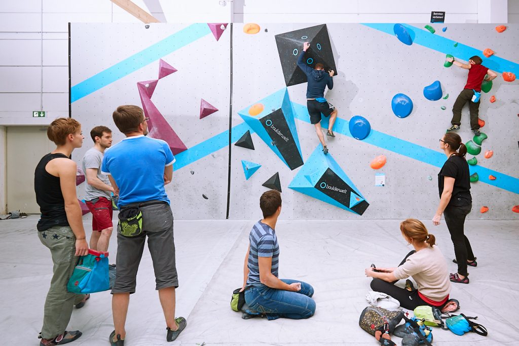 Tech-Session in der Boulderwelt Frankfurt Event für mehr Technik beim Bouldern