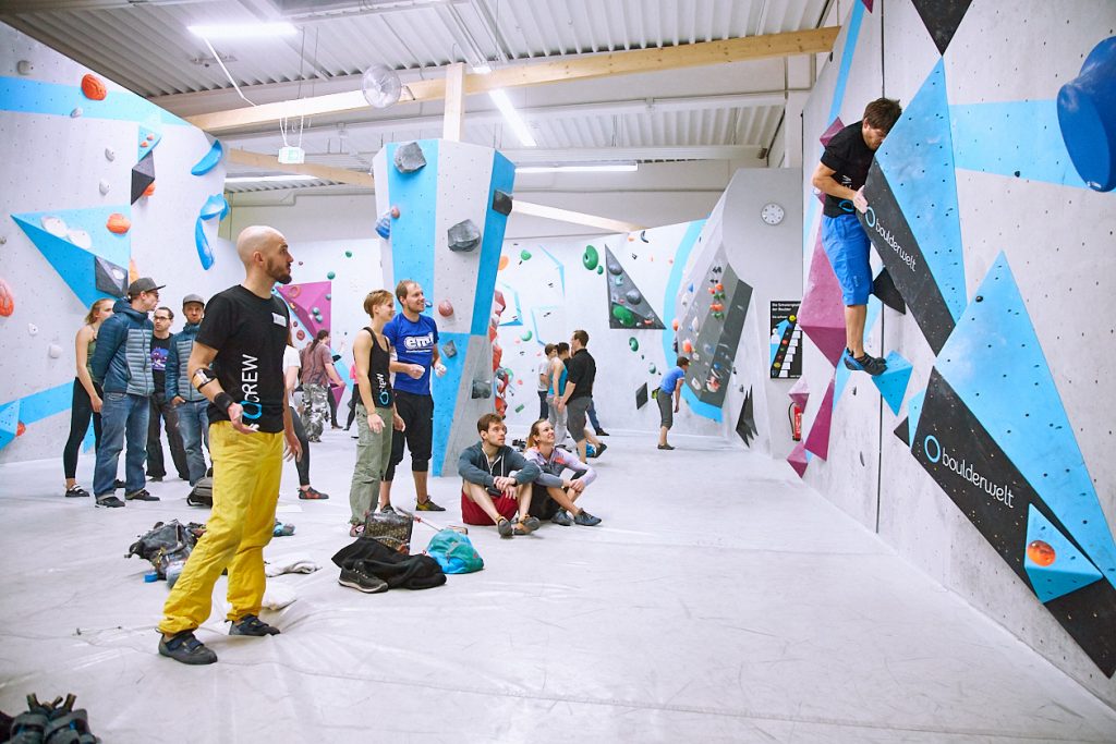 Tech-Session in der Boulderwelt Frankfurt Event für mehr Technik beim Bouldern