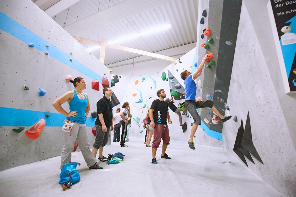 Tech-Session in der Boulderwelt Frankfurt Event für mehr Technik beim Bouldern