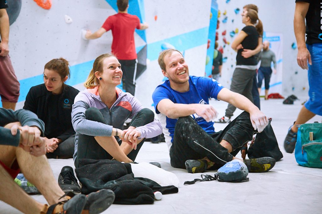 Tech-Session in der Boulderwelt Frankfurt Event für mehr Technik beim Bouldern