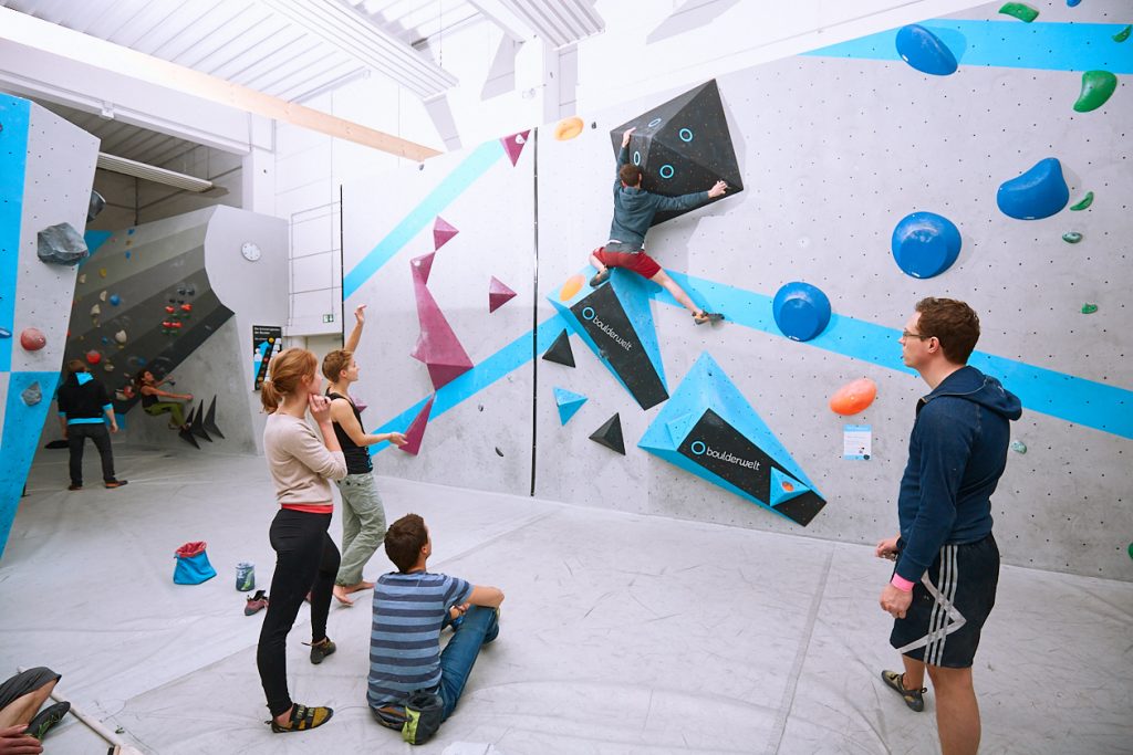 Tech-Session in der Boulderwelt Frankfurt Event für mehr Technik beim Bouldern