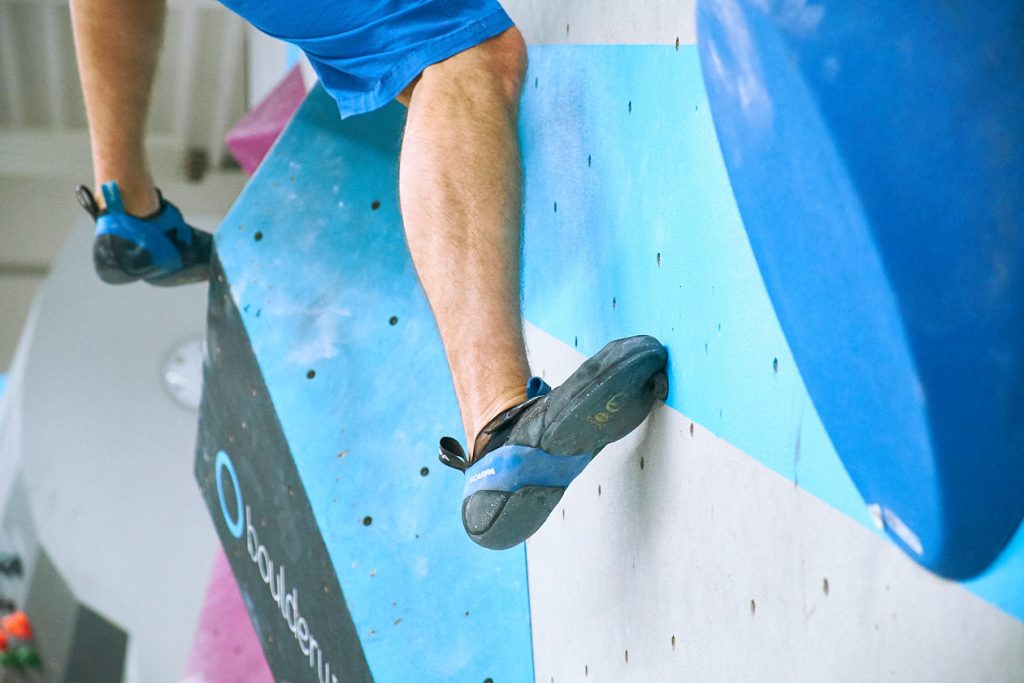 Tech-Session in der Boulderwelt Frankfurt Event für mehr Technik beim Bouldern