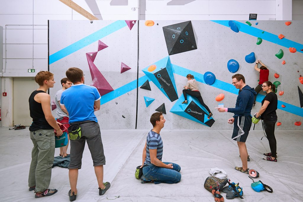 Tech-Session in der Boulderwelt Frankfurt Event für mehr Technik beim Bouldern