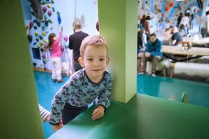 Impressionen von der Eröffnung der neuen Kinderwelt der Boulderwelt Frankfurt am 10.3.2018