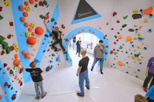 Impressionen von der Eröffnung der neuen Kinderwelt der Boulderwelt Frankfurt am 10.3.2018