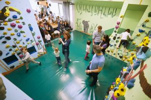 Impressionen von der Eröffnung der neuen Kinderwelt der Boulderwelt Frankfurt am 10.3.2018