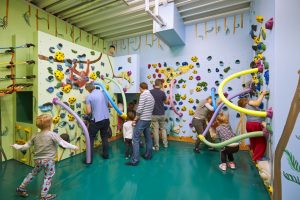 Impressionen von der Eröffnung der neuen Kinderwelt der Boulderwelt Frankfurt am 10.3.2018