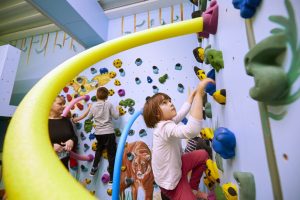 Impressionen von der Eröffnung der neuen Kinderwelt der Boulderwelt Frankfurt am 10.3.2018