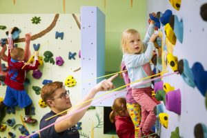 Impressionen von der Eröffnung der neuen Kinderwelt der Boulderwelt Frankfurt am 10.3.2018