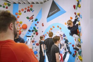 Impressionen von der Eröffnung der neuen Kinderwelt der Boulderwelt Frankfurt am 10.3.2018