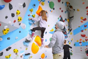 Impressionen von der Eröffnung der neuen Kinderwelt der Boulderwelt Frankfurt am 10.3.2018