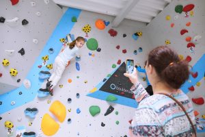 Impressionen von der Eröffnung der neuen Kinderwelt der Boulderwelt Frankfurt am 10.3.2018