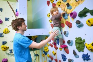 Impressionen von der Eröffnung der neuen Kinderwelt der Boulderwelt Frankfurt am 10.3.2018