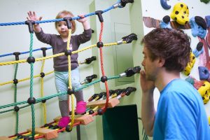 Impressionen von der Eröffnung der neuen Kinderwelt der Boulderwelt Frankfurt am 10.3.2018