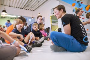 Impressionen von der Eröffnung der neuen Kinderwelt der Boulderwelt Frankfurt am 10.3.2018