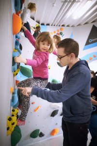 Impressionen von der Eröffnung der neuen Kinderwelt der Boulderwelt Frankfurt am 10.3.2018