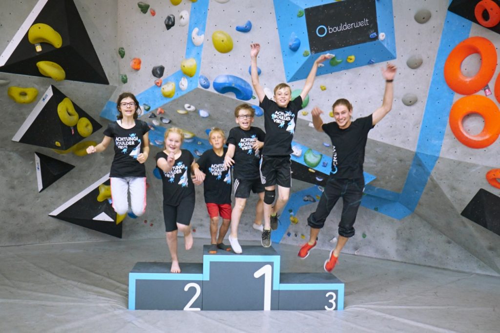 Bei unserem Boulderkids Cup ist das Boulderfieber ausgebrochen.