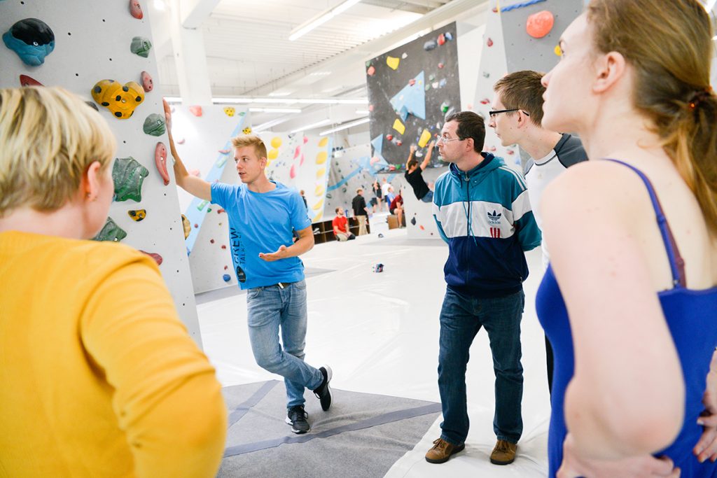 Tag der offenen Tür 2018 - eine super Gelegenheit die Boulderwelt Frankfurt gratis kennenzulernen.