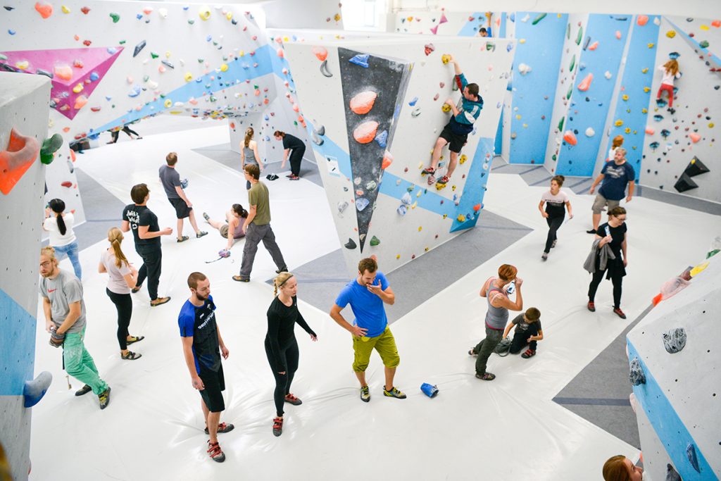 Tag der offenen Tür 2018 - eine super Gelegenheit die Boulderwelt Frankfurt gratis kennenzulernen.