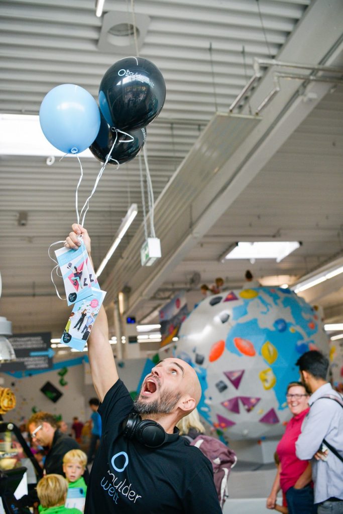 Tag der offenen Tür 2018 - eine super Gelegenheit die Boulderwelt Frankfurt gratis kennenzulernen.