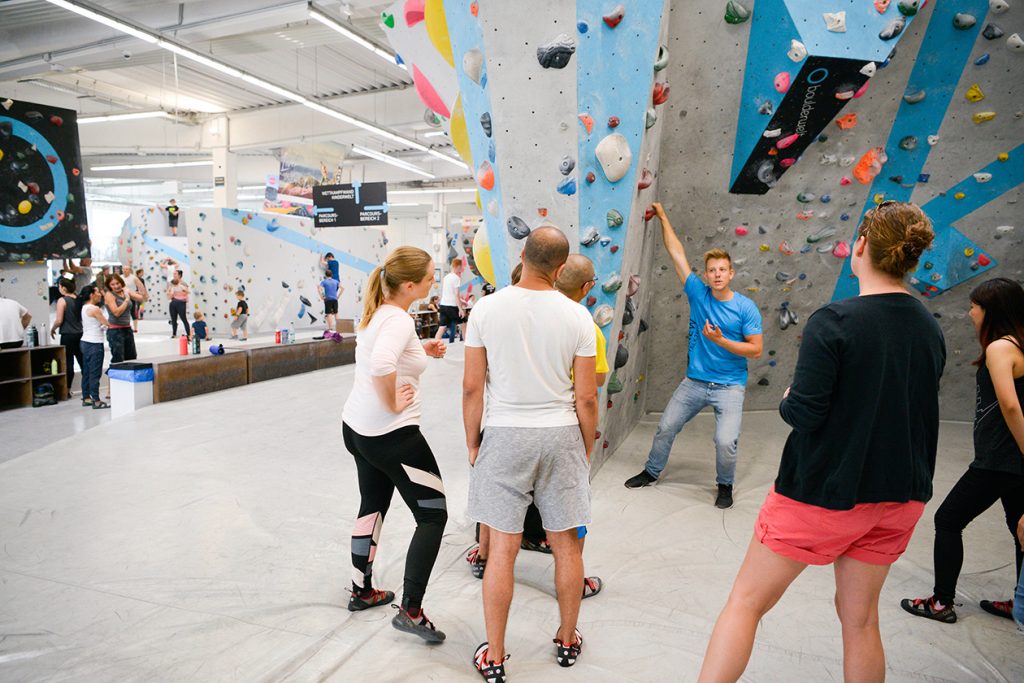 Tag der offenen Tür 2018 - eine super Gelegenheit die Boulderwelt Frankfurt gratis kennenzulernen.