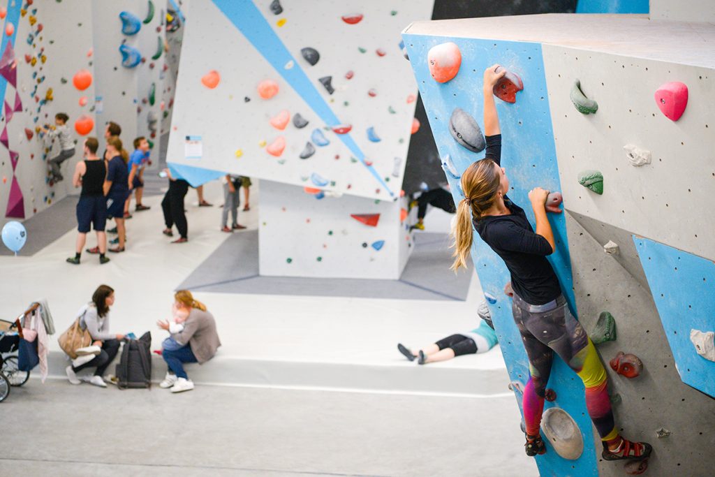 Tag der offenen Tür 2018 - eine super Gelegenheit die Boulderwelt Frankfurt gratis kennenzulernen.