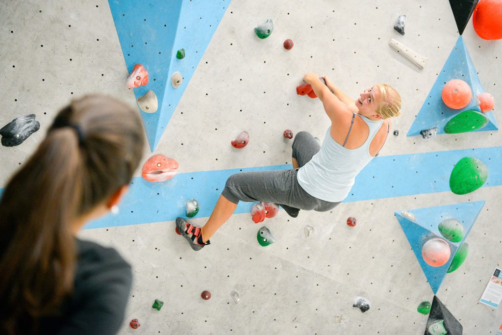 Tag der offenen Tür 2018 - eine super Gelegenheit die Boulderwelt Frankfurt gratis kennenzulernen.