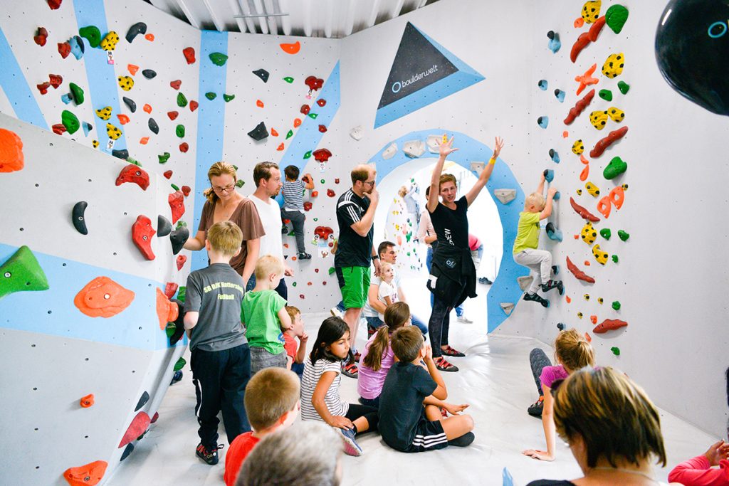Tag der offenen Tür 2018 - eine super Gelegenheit die Boulderwelt Frankfurt gratis kennenzulernen.
