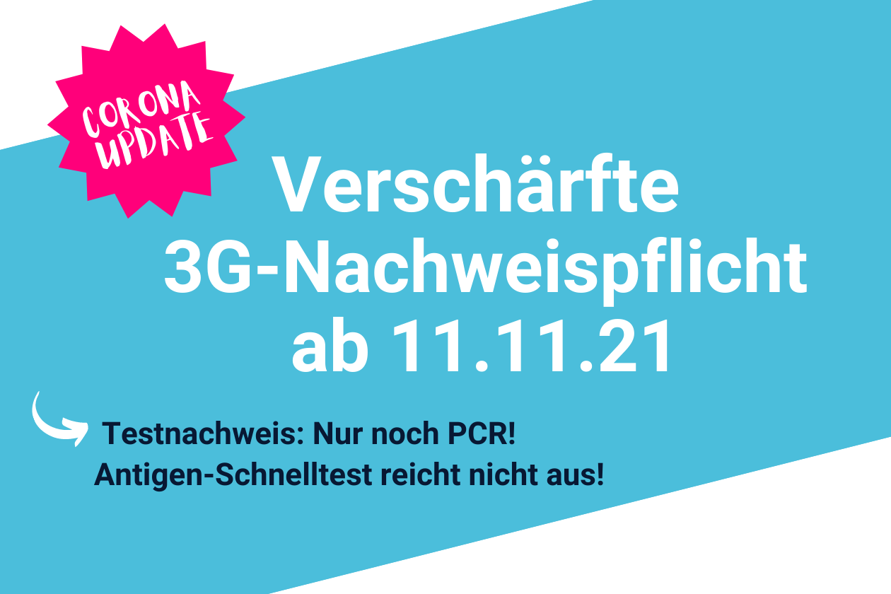 Ab dem 11.11.21 gilt eine verschärfte 3G-Nachweispflicht in der Boulderwelt Frankfurt. Als Testnachweis können nur noch PCR-Test (max. 48h) akzeptiert werden.