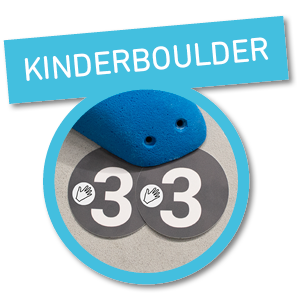 Kinderboulder Markierung