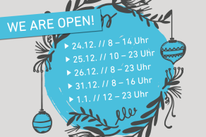 Öffnungszeiten an Weihnachten