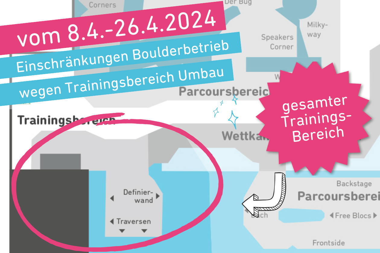 Trainingsbereich Umbau