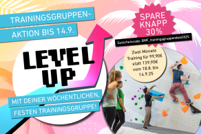 Trainingsgruppen-Deal: spare knapp 30 % bis 14.9.