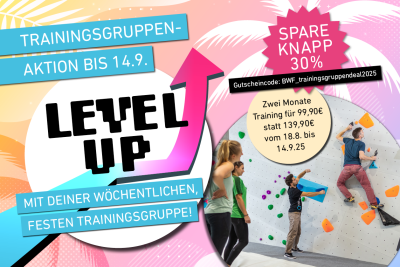 Trainingsgruppen-Deal: spare knapp 30 % bis 14.9.
