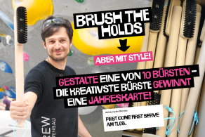 Bürstencontest in der Boulderwelt Frankfurt